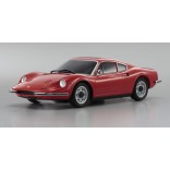 AUTOMODELO KYOSHO MINI-Z MR 03 SPORTS 2 FERRARI DINO 246 GT VERMELHA ESCALA 1/27 RÁDIO 2.4GHZ KYO 32234R-B